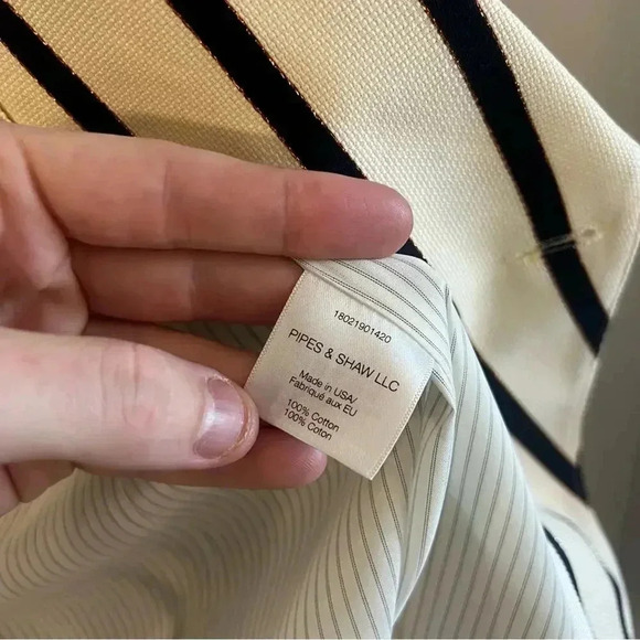 *125 NWT Veronica Beard Striped Empire Dickey Jacket Size 4 - Picture 10 of 12